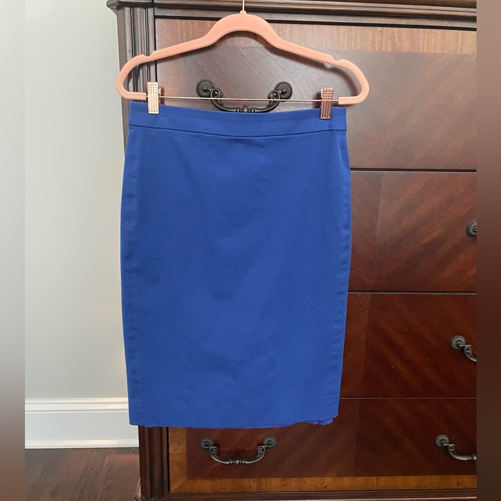 JCrew No 3 Pencil Skirt in bi-stretch cotton.